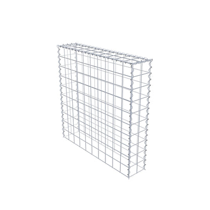 Anbaugabione Typ 3 100 cm x 100 cm x 20 cm (L x H x T), Maschenweite 10 cm x 10 cm, Spirale