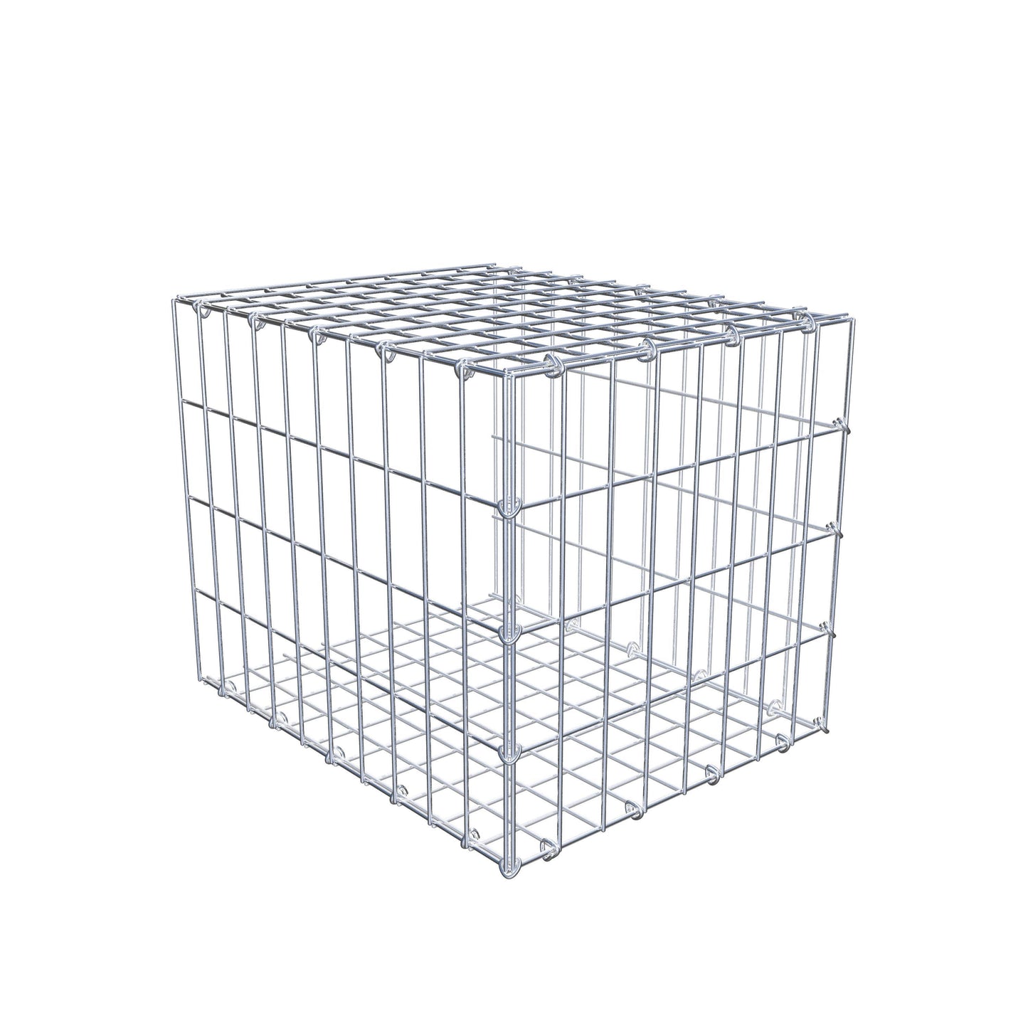 Gabião tipo 2 50 cm x 40 cm x 40 cm, malhagem 5 cm x 10 cm, anel C
