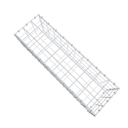 Gabion 100 cm x 30 cm x 30 cm (L x H x D), maskestørrelse 10 x 10 cm, spiralring