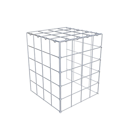 Mounted gabion type 4 50 cm x 40 cm x 40 cm (L x H x D), mesh size 10 cm x 10 cm, C-ring