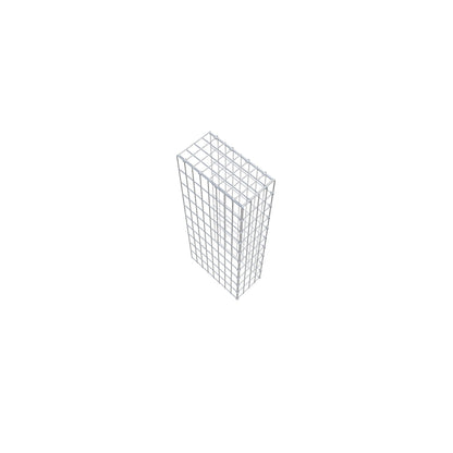 Monteret gabion type 4 100 cm x 40 cm x 20 cm (L x H x D), maskestørrelse 5 cm x 10 cm, C-ring