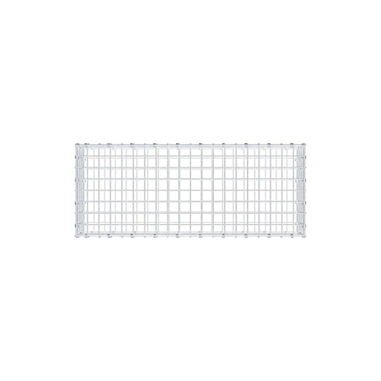 Gabion 100 cm x 20 cm x 40 cm (L x H x D), mesh size 5 x 5 cm, spiral ring