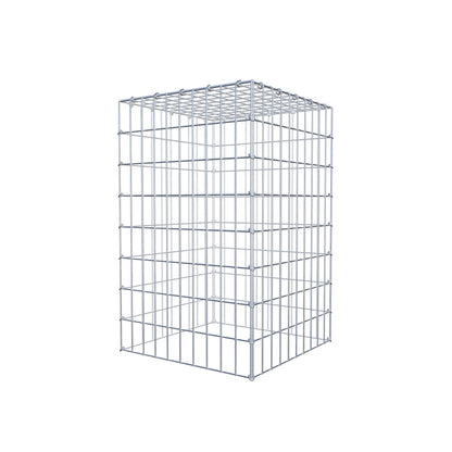 Anbaugabione Typ 3 80 cm x 50 cm x 50 cm (L x H x T), Maschenweite 5 cm x 10 cm, C-Ring