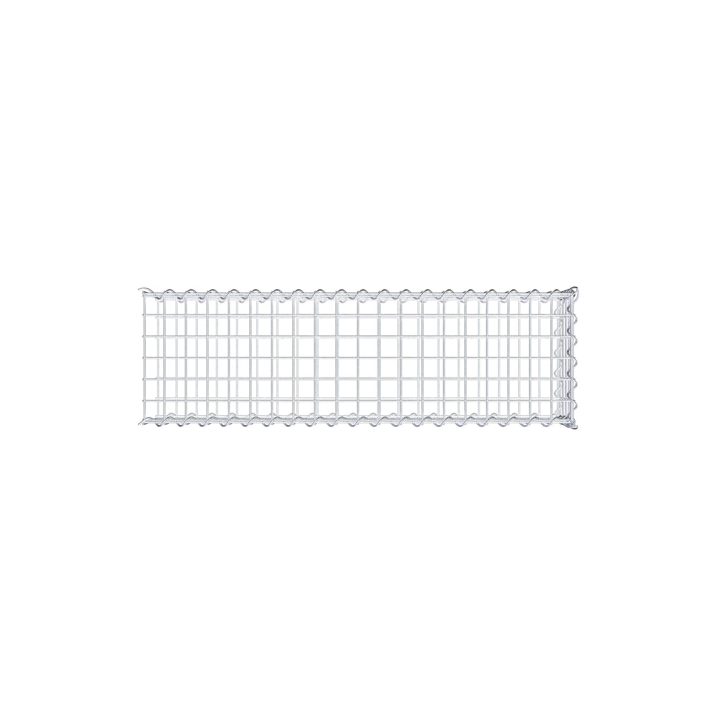 Gavión complementario tipo 2 100 cm x 20 cm x 30 cm (L x A x P), malla 5 cm x 5 cm, espiral