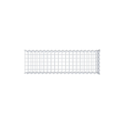 Gavión complementario tipo 2 100 cm x 20 cm x 30 cm (L x A x P), malla 5 cm x 5 cm, espiral