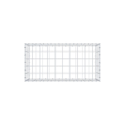 Gabione 100 cm x 40 cm x 50 cm (L x H x T), Maschenweite 10 cm x 10 cm, C-Ring