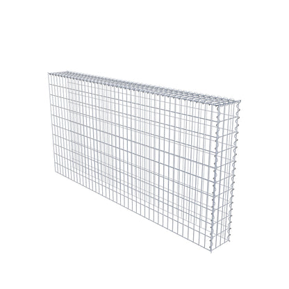 Extra gabion typ 4 200 cm x 100 cm x 20 cm (L x H x D), maskstorlek 5 cm x 10 cm, spiral