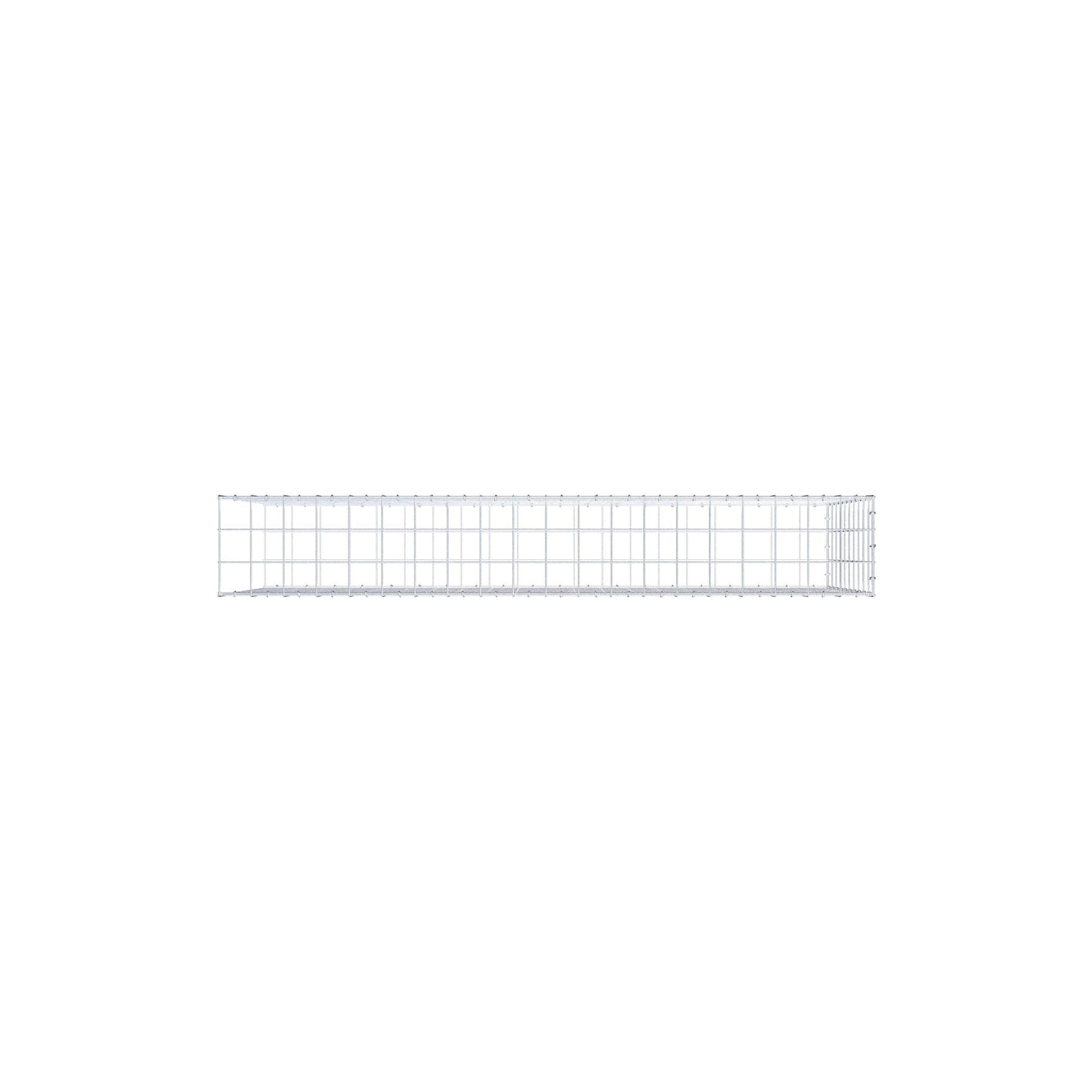 Anbaugabione Typ 2 200 cm x 100 cm x 30 cm (L x H x T), Maschenweite 10 cm x 10 cm, C-Ring