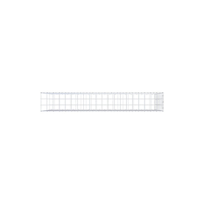 Anbaugabione Typ 2 200 cm x 100 cm x 30 cm (L x H x T), Maschenweite 10 cm x 10 cm, C-Ring