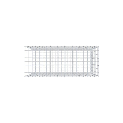 Anbaugabione Typ 2 100 cm x 80 cm x 40 cm, Maschenweite 5 cm x 10 cm, C-Ring