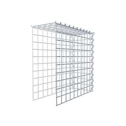 Gabion rapporté type 4 50 cm x 50 cm x 20 cm (L x H x P), mailles 5 cm x 5 cm, spirale