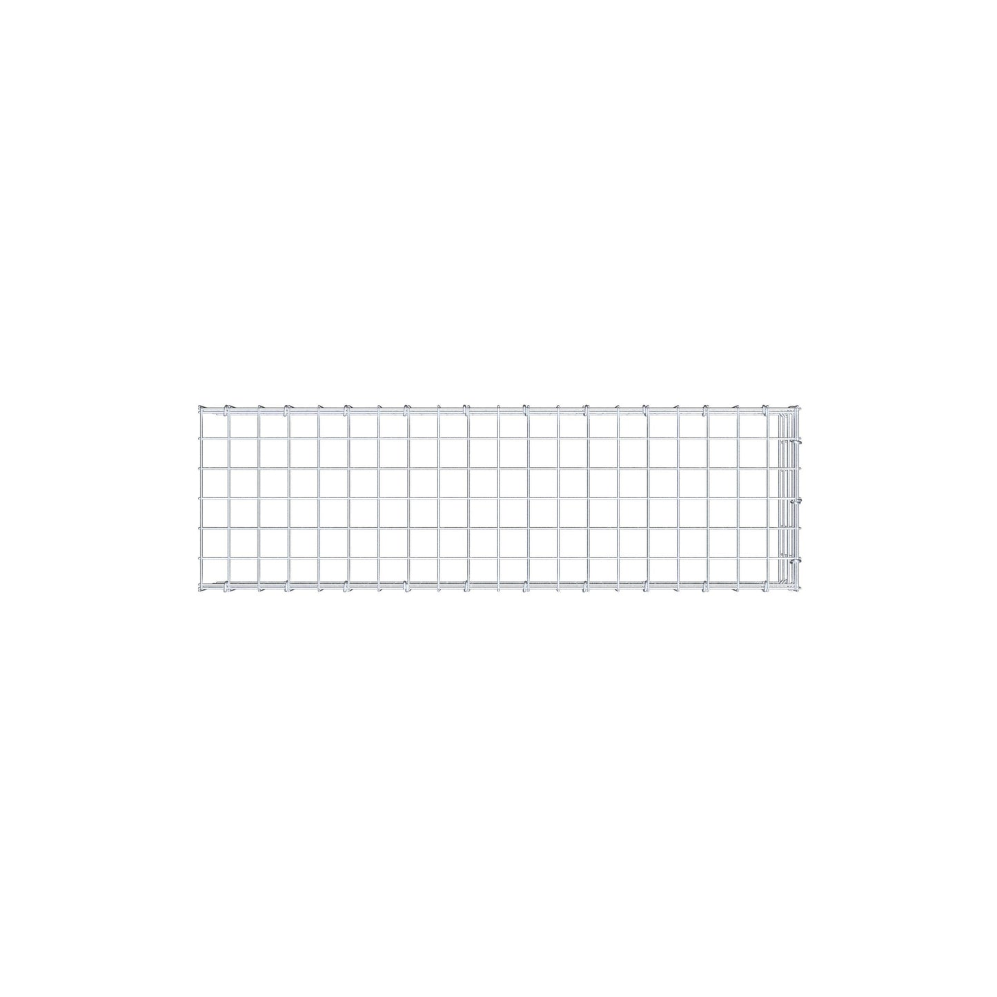 Fourche rapportée type 4 100 cm x 20 cm x 30 cm (L x H x P), mailles 5 cm x 5 cm, anneau C