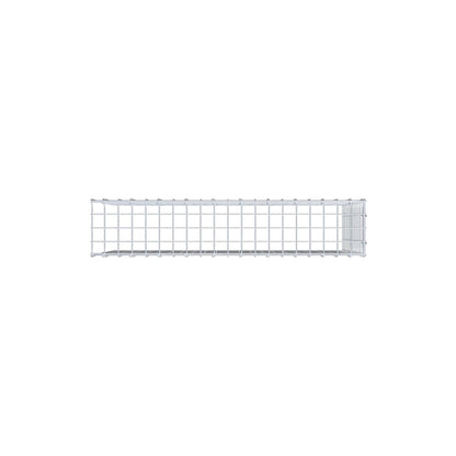 Monteret gabion type 4 100 cm x 60 cm x 20 cm (L x H x D), maskestørrelse 5 cm x 5 cm, C-ring