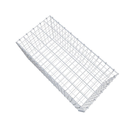 Gabbione 100 cm x 50 cm x 50 cm (L x H x P), maglia 5 x 10 cm, anello a spirale