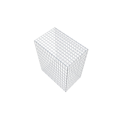 Fourche rapportée type 2 100 cm x 80 cm x 50 cm, mailles 5 cm x 10 cm, anneau en C