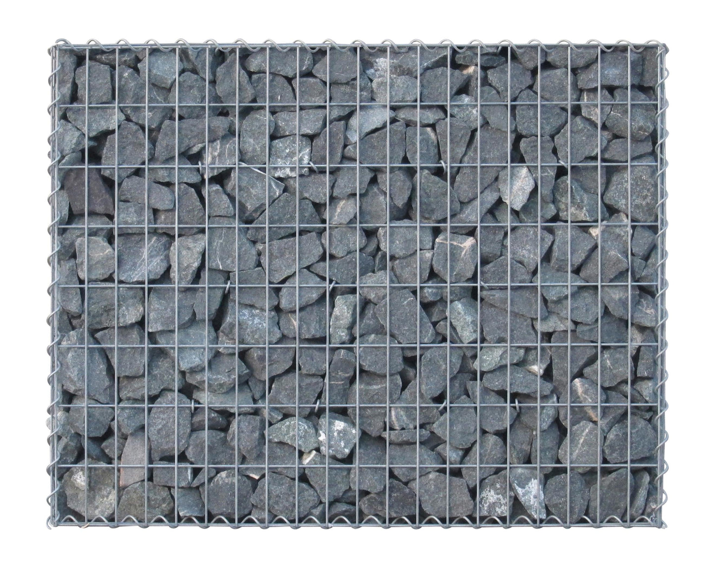 Gabbione 100 cm x 80 cm x 30 cm (L x H x P), maglia 5 cm x 10 cm, spirale
