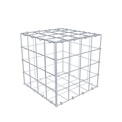 Gabione 40 cm x 40 cm x 40 cm (L x H x T), Maschenweite 10 x 10 cm, Spiralring