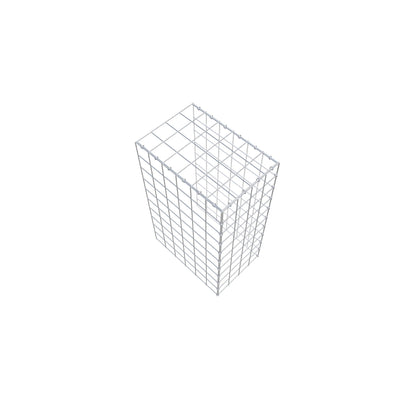 Gavión complementario de tipo 4 100 cm x 60 cm x 40 cm (L x A x P), malla 10 cm x 10 cm, anillo en C