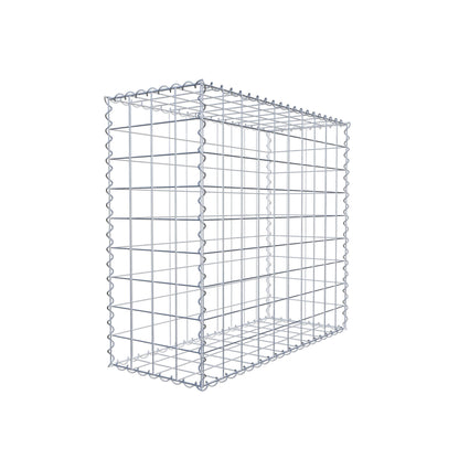 Gavión 100 cm x 90 cm x 40 cm (largo x alto x fondo), malla 10 cm x 10 cm, en espiral