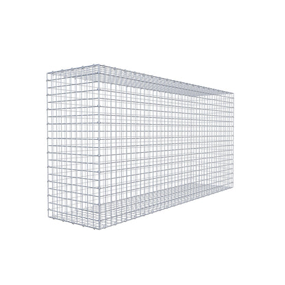 Gabione 200 cm x 100 cm x 50 cm (L x H x T), Maschenweite 5 cm x 5 cm, C-Ring