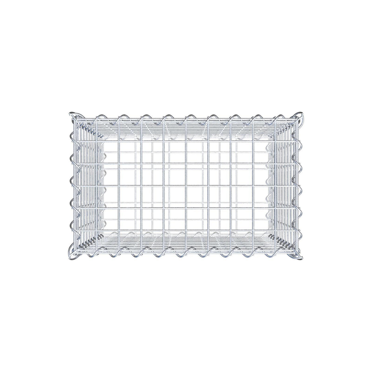 Gabione 50 cm x 50 cm x 30 cm (L x H x T), Maschenweite 5 cm x 5 cm, Spirale
