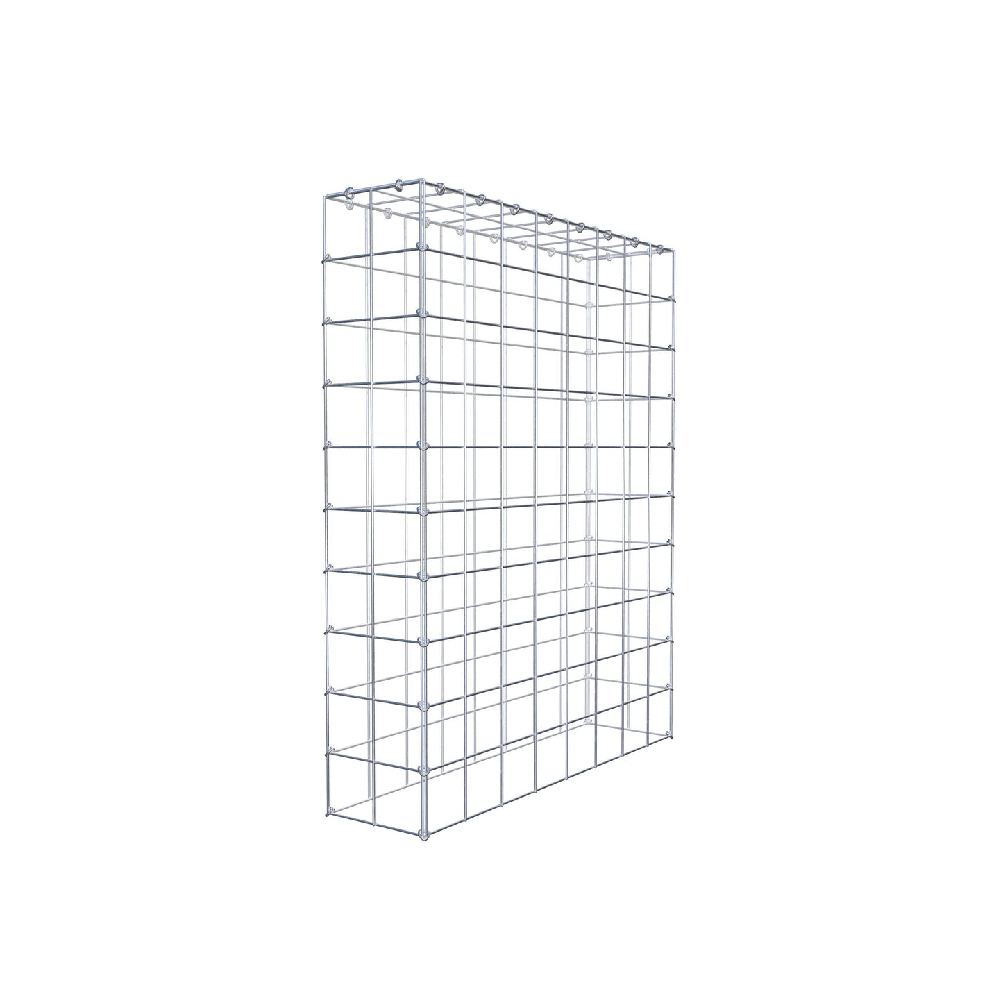 Gabião Tipo 3 100 cm x 80 cm x 20 cm (C x A x P), malhagem 10 cm x 10 cm, anel C
