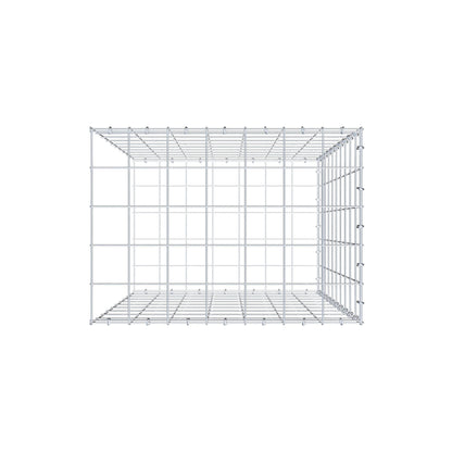 Gabbione aggiuntivo di tipo 2 100 cm x 70 cm x 50 cm (L x H x P), maglia 10 cm x 10 cm, anello a C