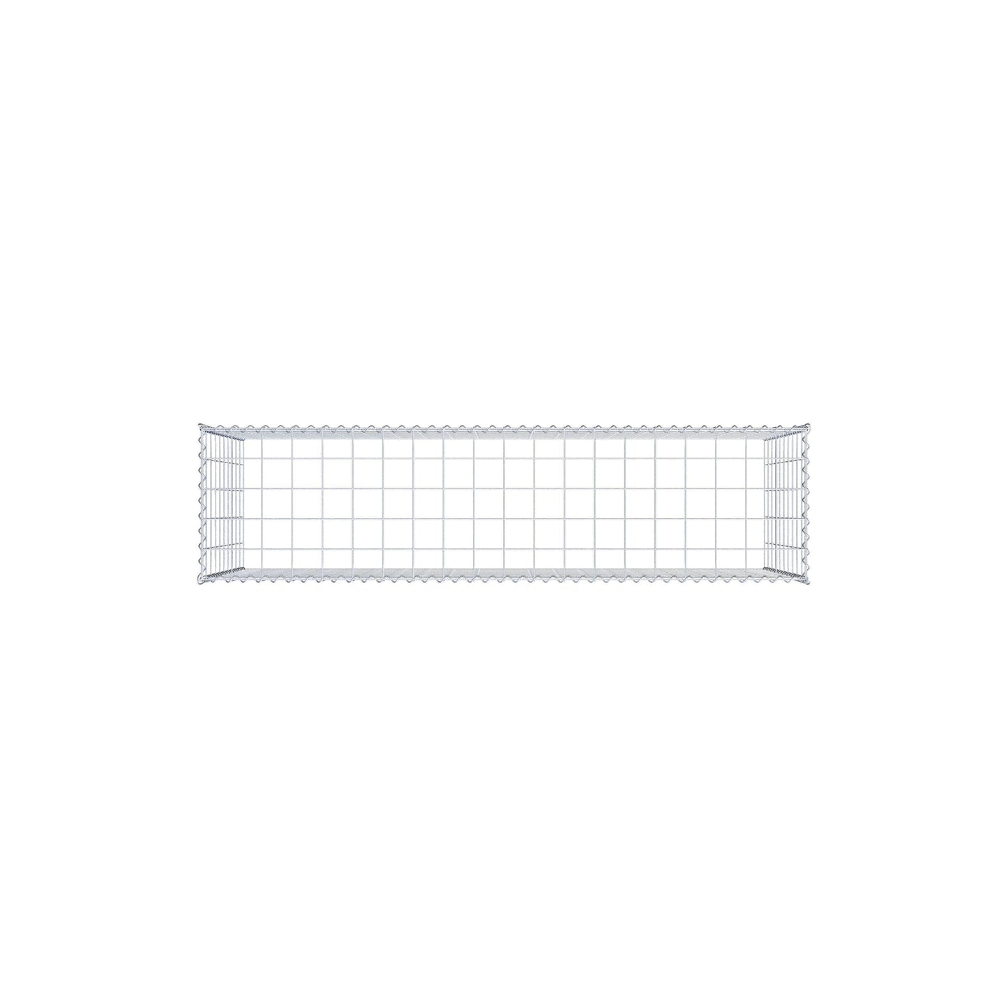 Anbaugabione Typ 3 200 cm x 100 cm x 50 cm (L x H x T), Maschenweite 10 cm x 10 cm, Spirale