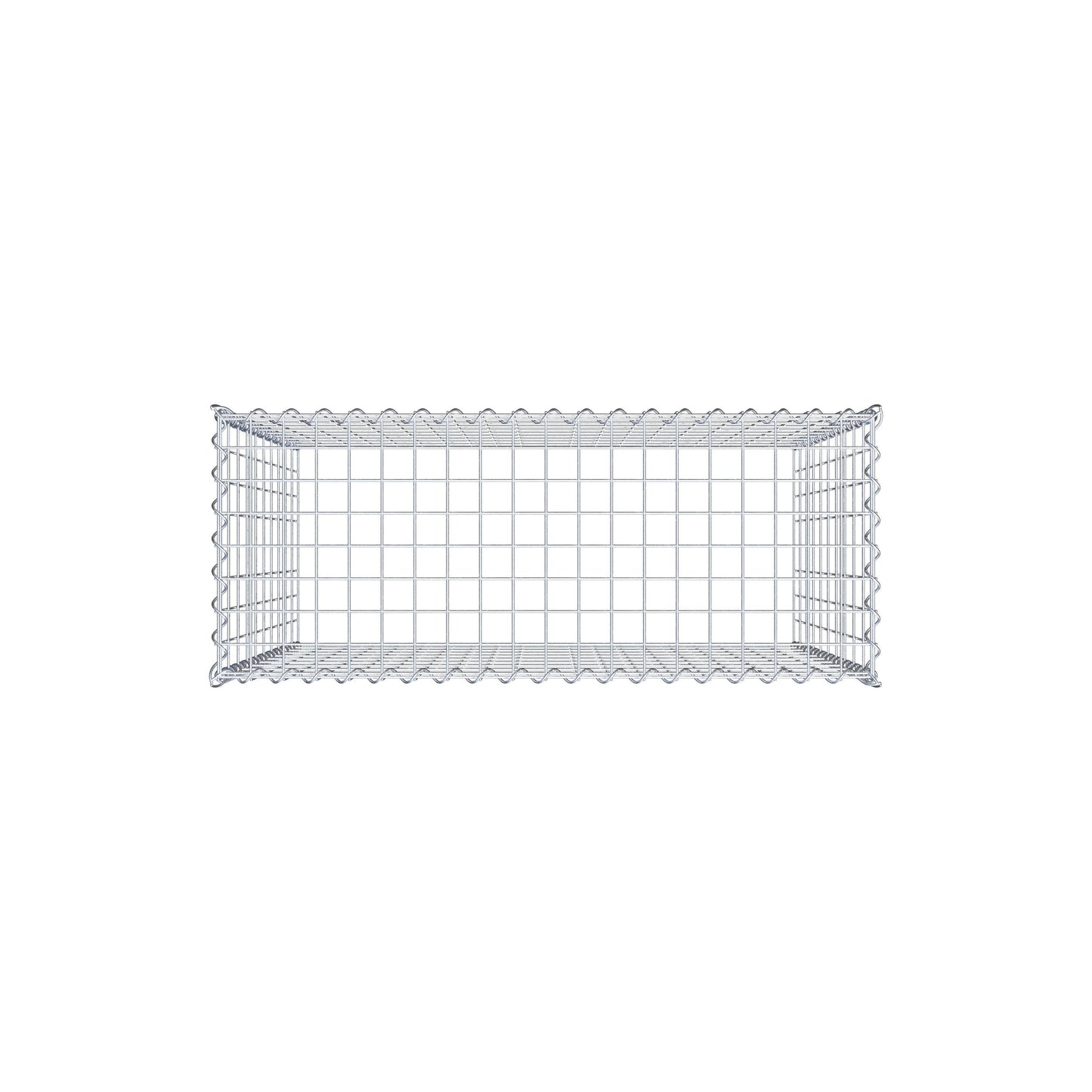 Extra gabion typ 3 100 cm x 100 cm x 40 cm (L x H x D), maskstorlek 5 cm x 10 cm, spiral