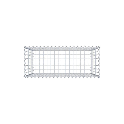 Extra gabion typ 3 100 cm x 100 cm x 40 cm (L x H x D), maskstorlek 5 cm x 10 cm, spiral