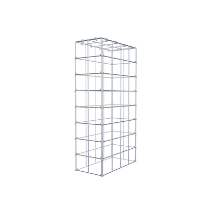 Fourche rapportée type 3 80 cm x 40 cm x 20 cm (L x H x P), mailles 10 cm x 10 cm, anneau C