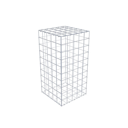 Gabione 100 cm x 50 cm x 50 cm (L x H x T), Maschenweite 10 cm x 10 cm, C-Ring