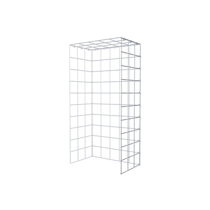 Extra gabion typ 4 100 cm x 30 cm x 50 cm (L x H x D), maskstorlek 10 cm x 10 cm, C-ring