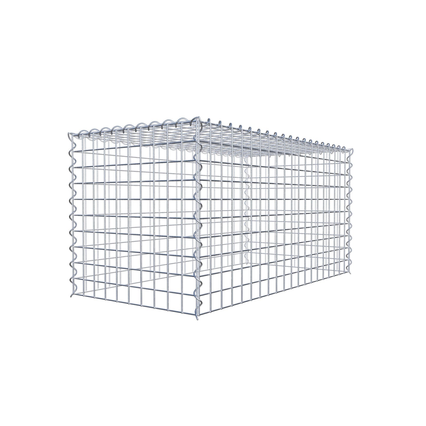 Gabião tipo 3 100 cm x 50 cm x 50 cm (C x A x P), malhagem 5 cm x 5 cm, espiral