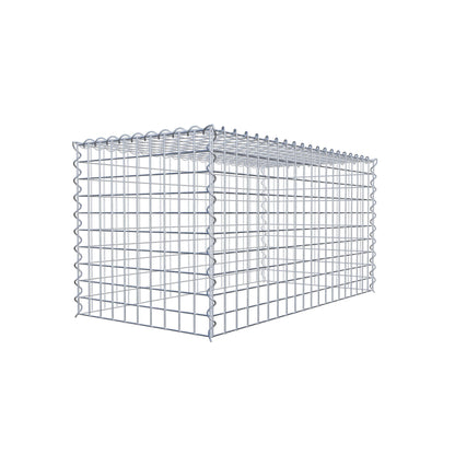 Gabião tipo 3 100 cm x 50 cm x 50 cm (C x A x P), malhagem 5 cm x 5 cm, espiral