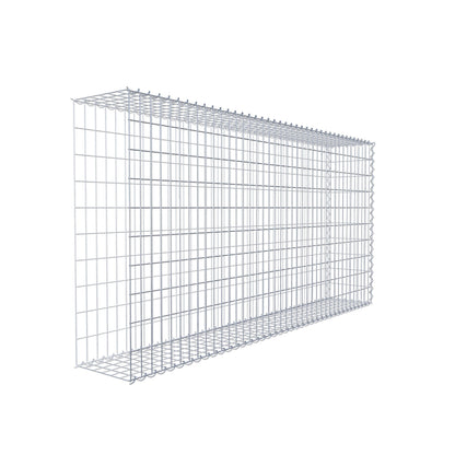 Gabion rapporté type 2 200 cm x 100 cm x 30 cm (L x H x P), mailles 5 cm x 10 cm, spirale