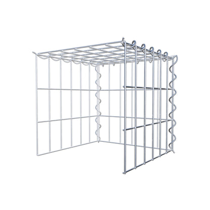 Påväxt gabion typ 4 30 cm x 30 cm x 30 cm (L x H x D), maskstorlek 5 cm x 10 cm, spiral