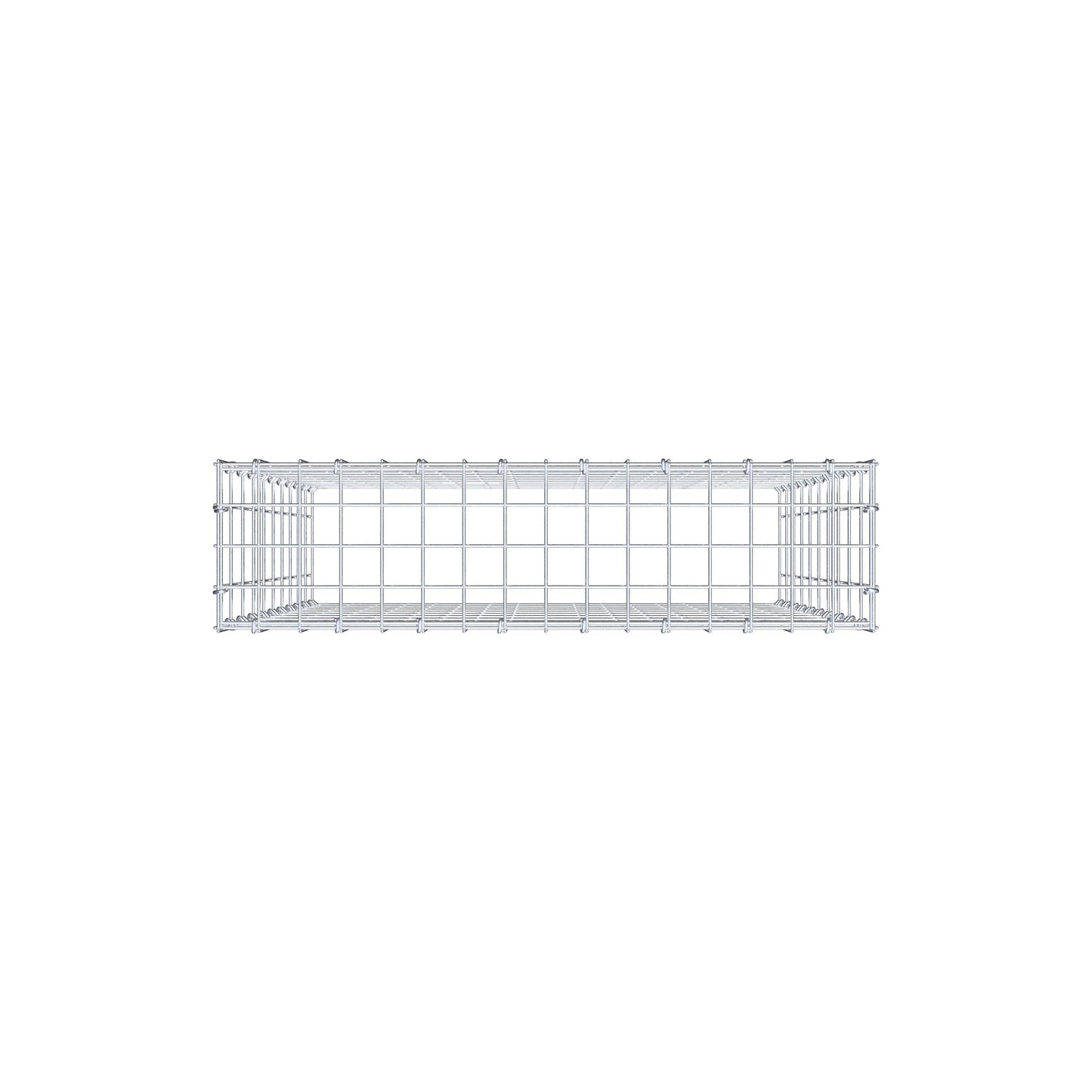 Gabbione aggiuntivo di tipo 3 100 cm x 80 cm x 20 cm (L x H x P), maglia 5 cm x 10 cm, anello a C