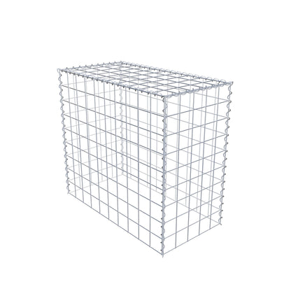 Opvokset gabion type 3 100 cm x 90 cm x 50 cm (L x H x D), maskestørrelse 10 cm x 10 cm, spiral