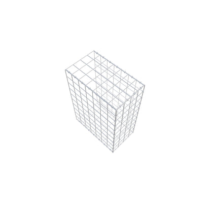 Fourche rapportée type 2 100 cm x 70 cm x 40 cm (L x H x P), mailles 10 cm x 10 cm, anneau en C