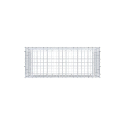 Gabion 100 cm x 60 cm x 40 cm (L x H x D), mesh size 5 cm x 5 cm, C-ring