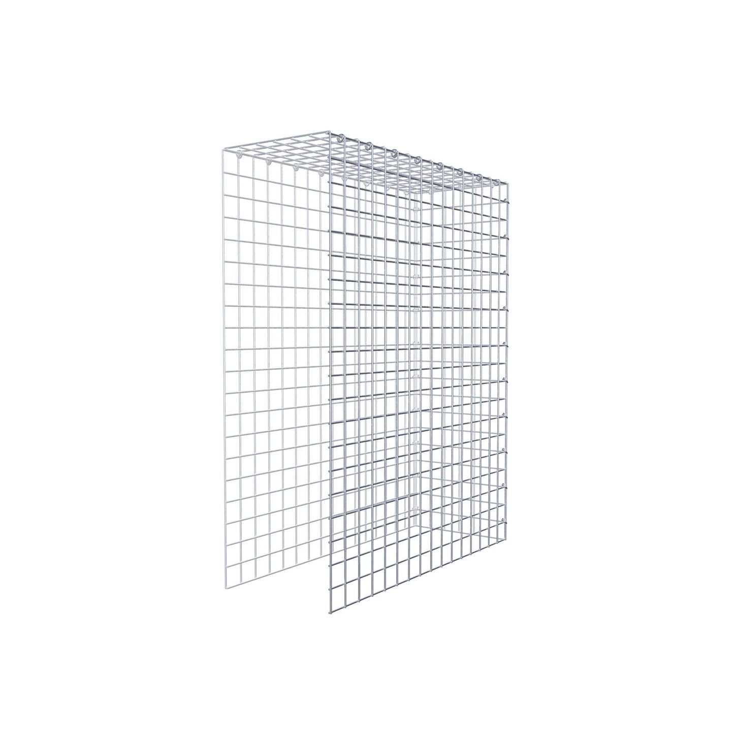Fourche rapportée type 4 100 cm x 80 cm x 30 cm (L x H x P), mailles 5 cm x 5 cm, anneau C