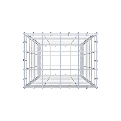 Gabione 100 cm x 40 cm x 30 cm (L x H x T), Maschenweite 10 cm x 10 cm, C-Ring