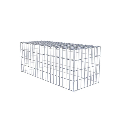 Gabião Tipo 3 100 cm x 40 cm x 40 cm (C x A x P), malhagem 5 cm x 10 cm, anel C