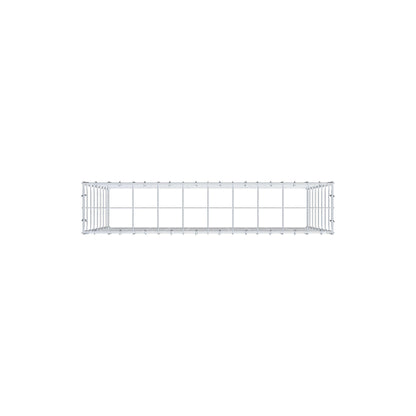 Gabião Tipo 3 100 cm x 80 cm x 20 cm (C x A x P), malhagem 10 cm x 10 cm, anel C