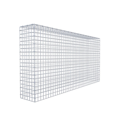 Monteret gabion type 3 200 cm x 100 cm x 30 cm (L x H x D), maskestørrelse 5 cm x 5 cm, C-ring