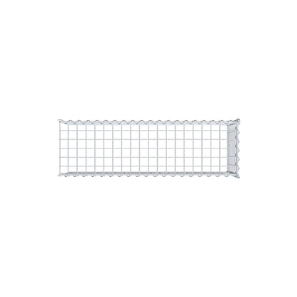 Opvokset gabion type 4 100 cm x 40 cm x 30 cm (L x H x D), maskestørrelse 5 cm x 5 cm, spiral
