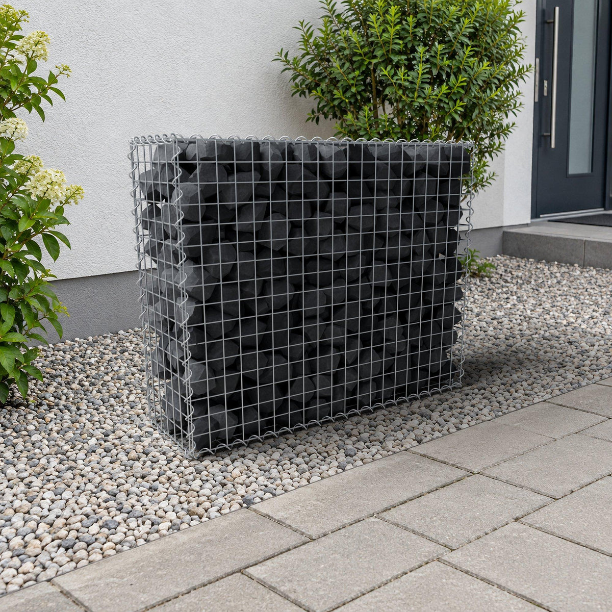 Gabion 100 cm x 80 cm x 30 cm (L x H x P), mailles 5 cm x 5 cm, spirale