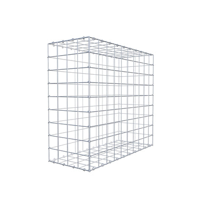 Gabione 100 cm x 90 cm x 40 cm (L x H x T), Maschenweite 10 cm x 10 cm, C-Ring