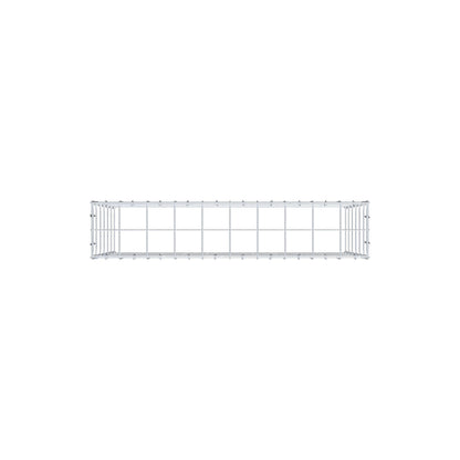 Gabião Tipo 3 100 cm x 60 cm x 20 cm (C x A x P), malhagem 10 cm x 10 cm, anel C
